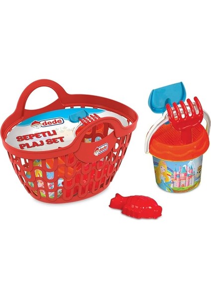 3469 Sepetli Plaj Set, Birden Fazla Renk