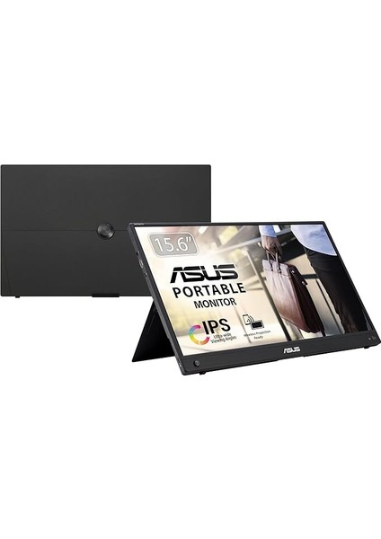 Zenscreen MB16AWP 15.6 Taşınabilir USB Monitör IPS 1920X1080 5ms USB Type-C Mini-Hdmi mm 3 Yıl Kablosuz Bağlantı, Dahili Batarya, Mat Ekran, Tripod Aparat Monitör