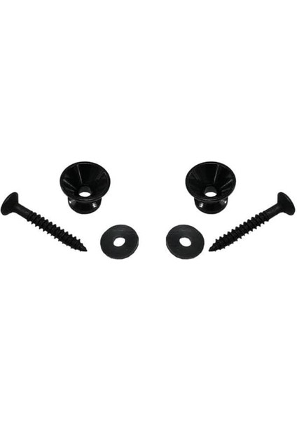Pm1-2x Black Metal Kaliteli Gitar Askı Pimi Omuz Askısı Takmak Için Vida Pim (2 Adet) fiyatları