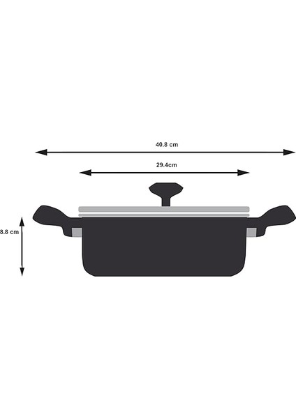 Titanyum 6x Unlimitedone 28 cm Indüksiyon Tabanlı Kısa Tencere - 2100119618 fiyatları