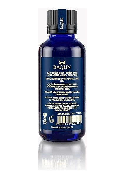 Üzüm Çekirdeği Yağı 50ML%100 Saf ve Doğal Içerik fiyatları