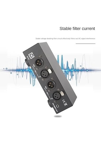 USB Çift Karışık Çıkış Phantom Güç Kaynağı Siyah 48 V Kondenser Mikrofonlar Müzik Kayıt Ekipmanları Için fiyatları