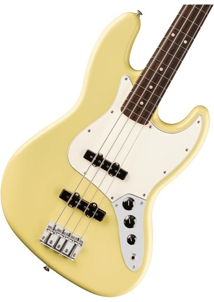 Player Iı Jazz Bass Hialeah Yellow - Slab Rosewood Bas Gitar