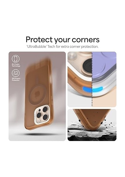 Ciel By Cyrıll iPhone 16 Pro Max ile Uyumlu Magsafe Kılıf Ultrasheer Mag Sararma Karşıtı Hava Kanalı Teknolojisi Askeri Sınıf Koruma Espresso Mat Kapak - ACS08246 fırsatları
