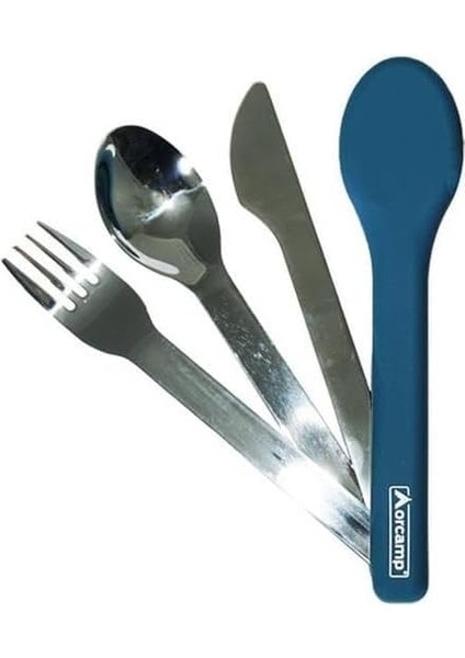 Kamp Çatal Takımı, 1 Adet, Sarı, Standart Boy, Dayanıklı Kamp Ekipmanı