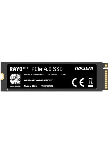 Rayo Lite 2 Tb Gen4 M.2 Nvme 3D Nand Ssd, Ultra Hızlı Pcıe Gen4 Hızları, 3D Nand Teknolojisi,darbeye Dayanıklı Tasarım, Maksimum Sıralı Okuma: 7100 Mb/sn, Maksimum Sıralı Yazma: 6350 Mb/s modelleri