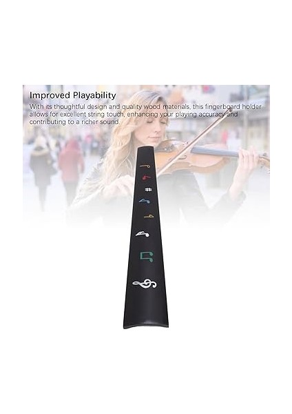Keman Klavye ve 4/4 Keman Klavye Yedek Parçaları Için Uygun Ses ile Pürüzsüz. 27.2x4.1x0.8cm modelleri