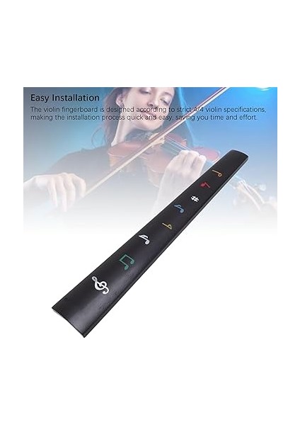 Keman Klavye ve 4/4 Keman Klavye Yedek Parçaları Için Uygun Ses ile Pürüzsüz. 27.2x4.1x0.8cm fırsatları