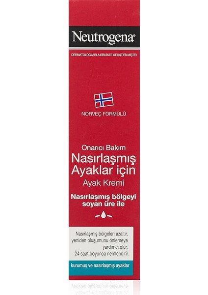 Norveç Formülü Nasırlaşmış Ayaklar Için Ayak Kremi (50 Ml)