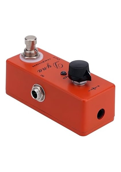 Dyna Compressor Elektrik Gitar Efekt Pedalı Tek Efektli True Bypass Turuncu indirimleri