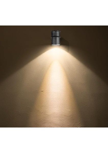 Geldi Tekli Çağlayan Aplik IP54 Dış Mekan Zita Bahçe Aydınlatma Duvar Apliği + GU10 LED Ampul (Gün Işığı) modelleri