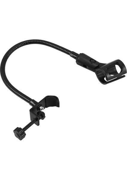 Erkek ve Kız Podcast Kaydı Için Masa Kelepçeli Ayarlanabilir Mikrofon Standı