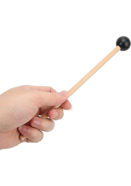 Veiyi 1 Çift Ksilofon Tokmak, Masif Ahşap Kauçuk Dil Tamburu, Büyük 24,5 Cm/9,65 Inç Bagetler, Çocuklar Ses Iyileştirme, Meditasyon Için Kullanılabilir modelleri