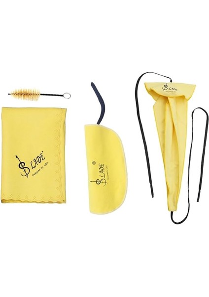 Tenor Soprano Sax Bakım Kiti Için Saksafon Temizleme Bezi Swabs Ağızlık Fırçası