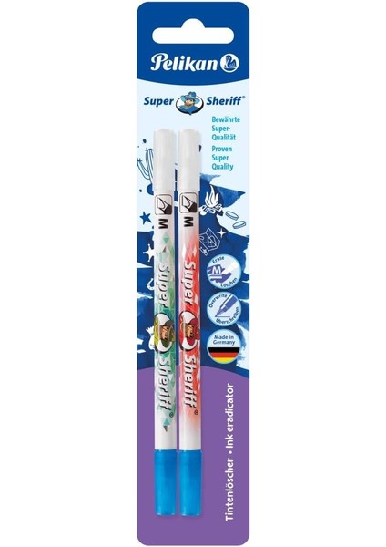 Süper Sheriff Mürekkep Silici 2li Blister