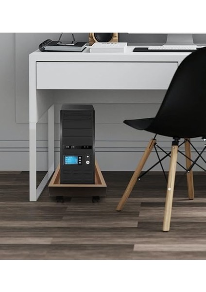 Gift Ahşap Hareketli Bilgisayar Kasa Taşıyıcı Stand modelleri