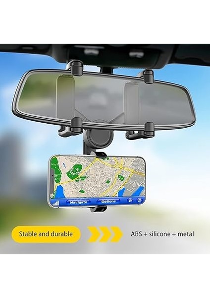 Tüm Cep Telefonları Için Telefon Tutacağı Araç Araç Dikiz Aynası Montajı ile Size Hareket ve Görüş Kolaylığı Sağlar fiyatları