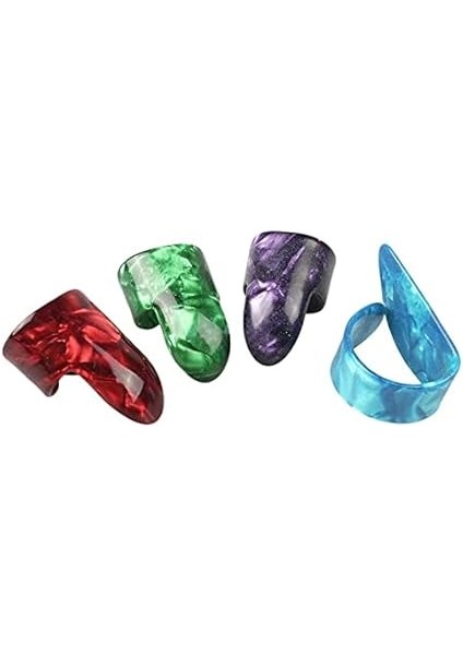 Joes Fset-Mıx Parmak Penası Seti Karışık Renk (4 Adet) Profesyonel Parmak Gitar Penası 1 Baş Parmak 3 Parmak Pena fiyatları