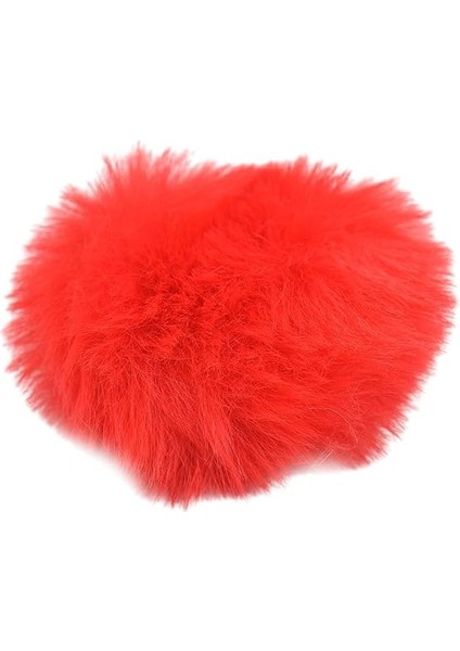 Mikrofon Rüzgarlığı Tüylü Rüzgar Mikrofonu Klipsli Mikrofon Için Muff Kırmızı modelleri