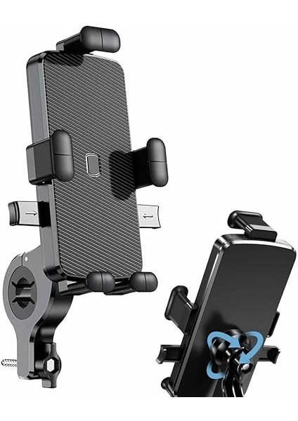 NR52 Motosiklet Bisiklet Telefon Tutucu Otomatik Kilitleme indirimleri