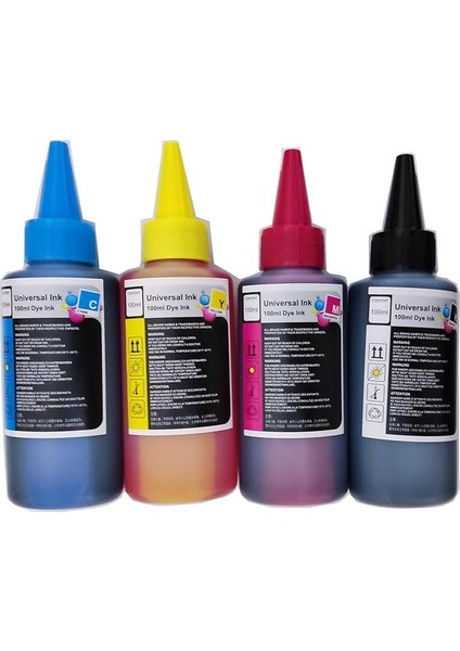 Brother ile Uyumlu DCP-T500W Mürekkep 4 Renk Takım Muadil 100ML