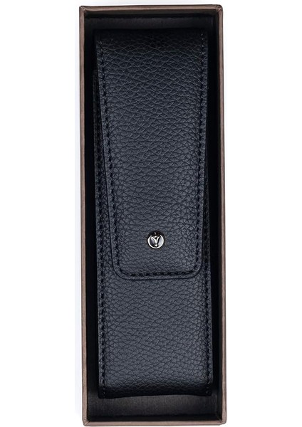 Dr 2108-1K Toscana Kapaklı Ikili Kalemlik Siyah