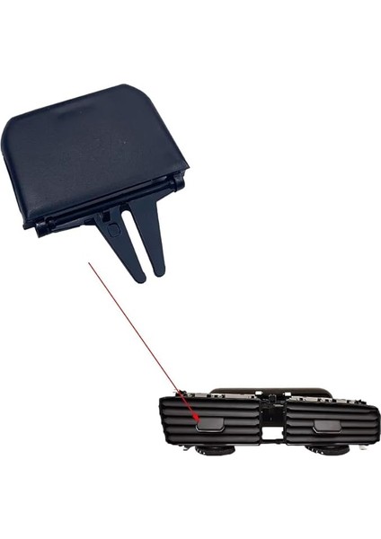 Golf 7 ve Golf 7.5 Ile Uyumlu Ön Göğüs Klima Havalandırma Izgarası Yönlendirme Klipsi. Yönlendirme Düğmesi. 5G1819703 / 5G1819704 / 5G1819728