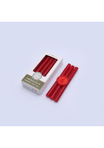 Mühür Mumu Çubuk 11MMX120MM 10 Lu Paket Model: 319 Bayrak Kırmızı modelleri