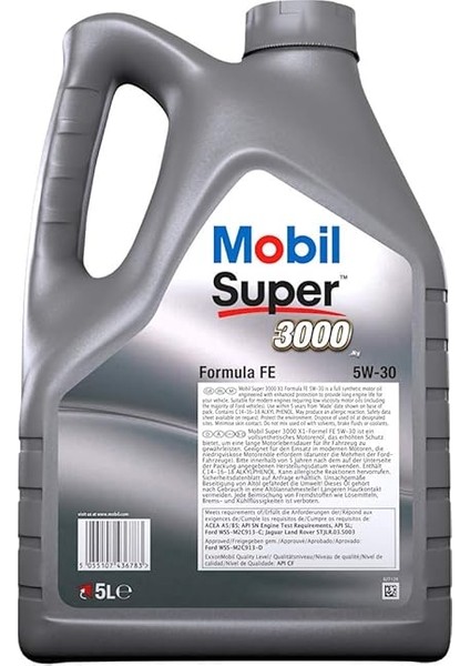 Super 3000 X1 Formula Fe 5W-30 4 Lt - 2024 Üretimi modelleri