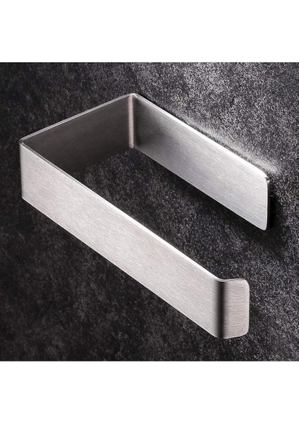 Paslanmaz Çelik Havluluk ve Tuvalet Kağıdı Askısı Set Inox Yapışkanlı Bant Montaj - Vida Yok! indirimleri