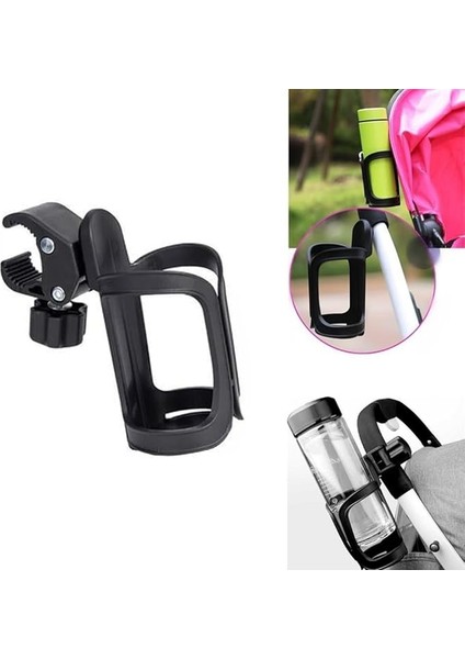 Bebek Arabası Bisiklet Scooter Uyumlu Ayarlanabilir Şişe Biberon ve Suluk Tutucu