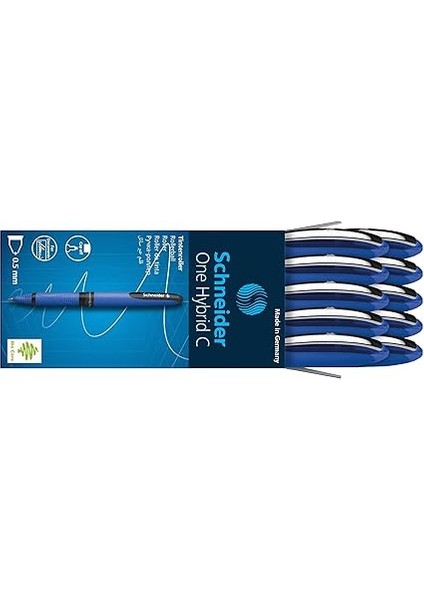 Alıcının Dönerbaşlı Kalem One Hybrid C 03, Hybrid-Konusspitze 0,5 mm Mavi indirimleri