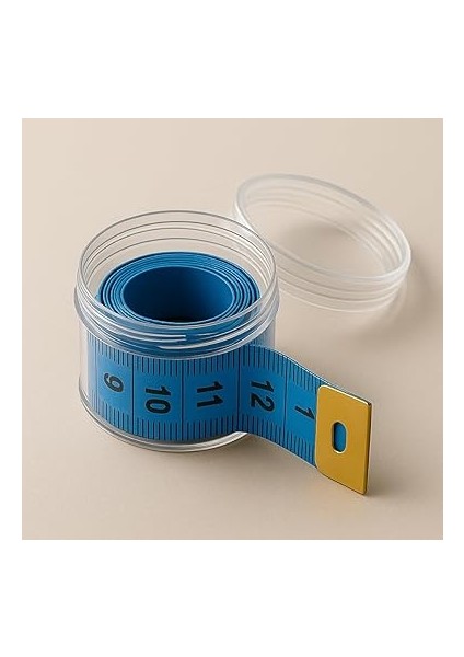 150 cm Mezura – Esnek Dikiş ve Terzi Ölçüm Şeridi, Plastik Kutulu, Çift Taraflı Santim ve Inç Gösterimli, Yumuşak ve Dayanıklı (Renk Stok Durumuna Göre Gönderilir) modelleri