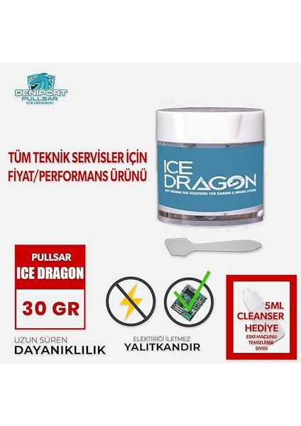 Ice Dragon 30GR Yüksek Performans Thermal/termal Macun fiyatları
