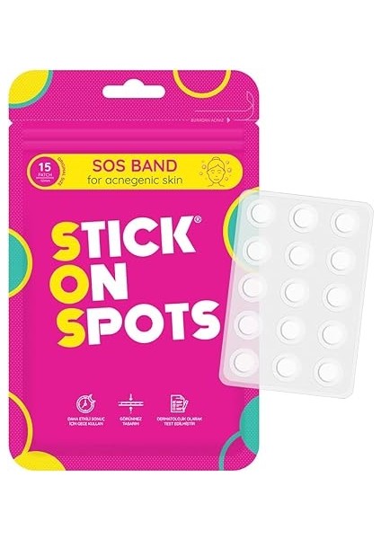 On Spots Sos Band Sivilce/akne Bandı 15 Parça modelleri