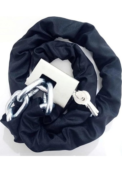 Caro 1.5 Metre 10 mm Kalınlığında Motorsiklet Zincir Çelik Kilit Scooter Motor Kilidi