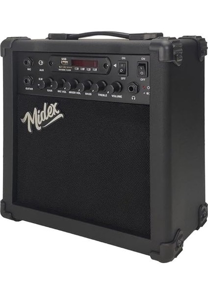 MGA-25BK Elektro Gitar Amfisi 25 Watt USB Bluetooth Şarjlı 2 Girişli modelleri