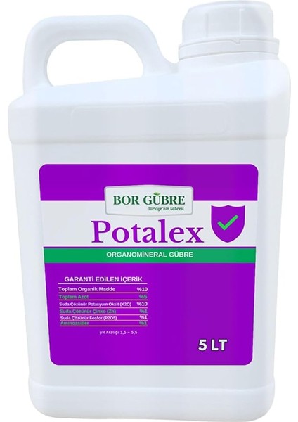 -5lt Sıvı Organik Potasyum Çözeltili Gübre