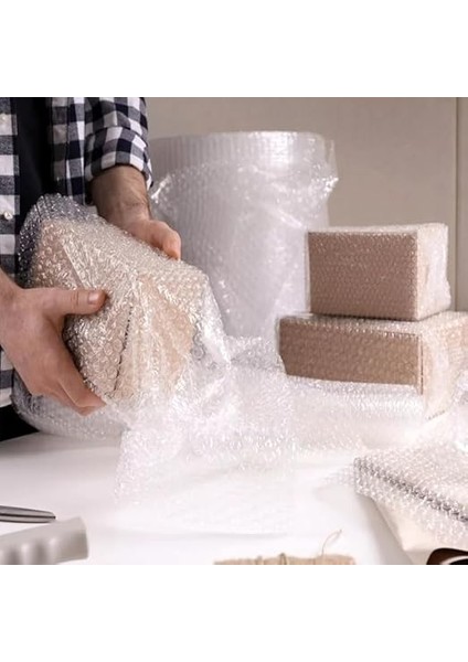 Evi Balonlu Naylon Patpat 100CM Genişlikte Rulo Havalı Eşya Koruma Ambalaj Pat Pat (100CM x 5m) fiyatları