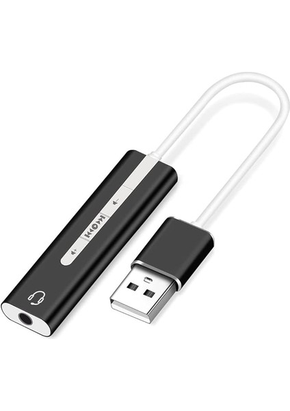 5072 7.1 USB Harici Ses Kartı 3.5 mm Çevirici Dönüştürücü Ses Kartı