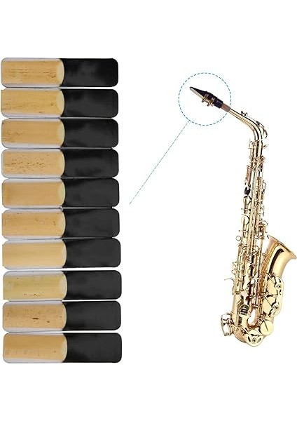 Tenor Saksafon Reed 1.5 Proversatik Değiştirme Kiti Reaksiyon Için Dayanıklı Sakslık Reed, Saksafon Oyuncuları Için 10 Pcs fiyatları