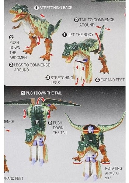 Oyuncak 01890 Robota Dönüşen Dinozor Timo modelleri