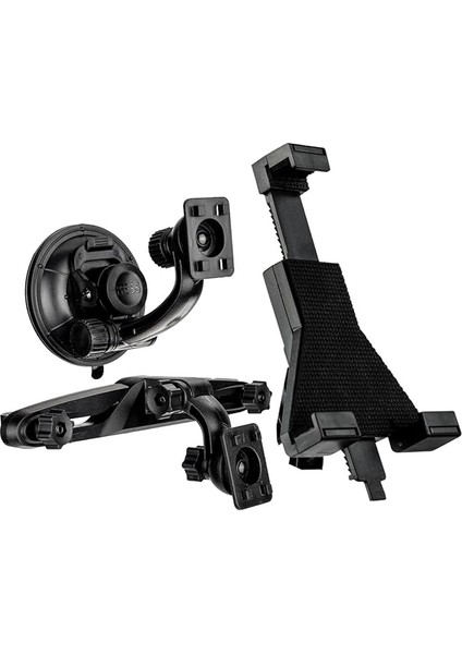 Cep Telefon ve Tablet Tutucu Ön Cam ve Araç Koltuk Arkası Profesyonel Stand 360 Derece Dönebilen