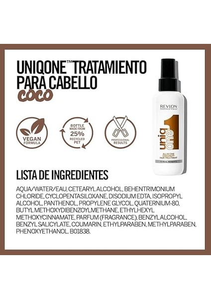 Professional Uniq One All In One Coconut Saç Bakımı 150ML. modelleri