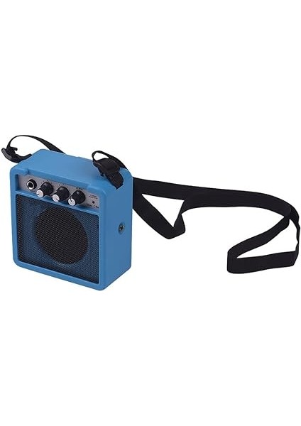 Mini Gitar Amfisi Amp Hoparlör, 3,5 mm ve 6,35 mm Girişli 1/4 Inç Çıkış, Ses Tonu Ayarını Overdrive'ı Destekler fırsatları