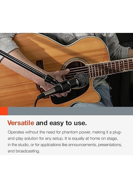 Tm-82 Dinamik Vokal ve Enstrüman Mikrofonu indirimleri