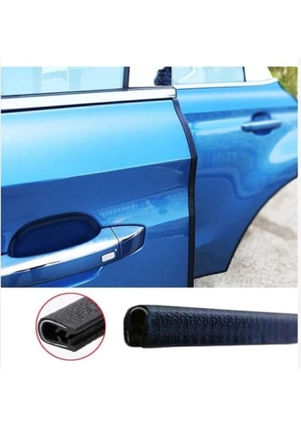 Oto Araç Kapı Koruma Fitili 5metre Parlak Siyah Renk Çarpma Çizilme Önleyici Fitil modelleri