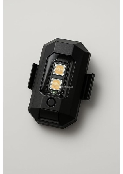 Şarjlı Kablosuz Mini LED Çakarlı Lamba, 7 Renkli, Drone, Motosiklet, Bisiklet, Otomobil ve Uçak Kanadı Için, Su Geçirmez, USB Şarjlı, Kompakt Güvenlik Işığı