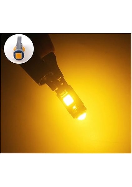 Adet T5 LED Mini Dipsiz Kilometre Gösterge Ambians Aydınlatma Turuncu indirimleri