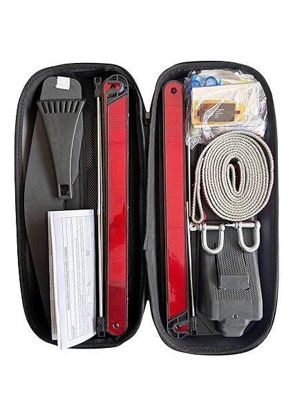 Gri Ekonomik Eva Trafik Seti ve 1 kg Yangın Tüpü 4 Yıl Etiketli Tüvtürk Onaylı Araç Trafik ve Ilk Yardım Seti modelleri